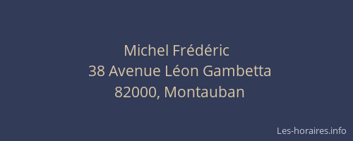 Michel Frédéric