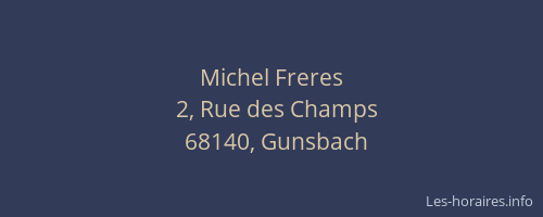 Michel Freres