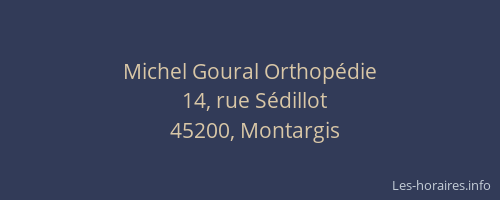 Michel Goural Orthopédie