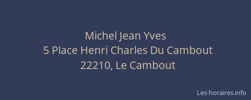 Michel Jean Yves