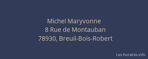 Michel Maryvonne
