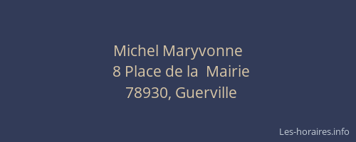 Michel Maryvonne