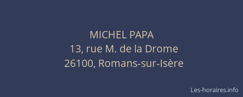 MICHEL PAPA