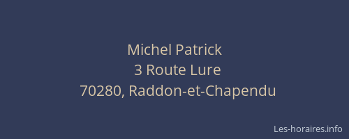Michel Patrick