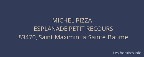 MICHEL PIZZA