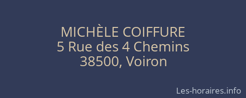 MICHÈLE COIFFURE