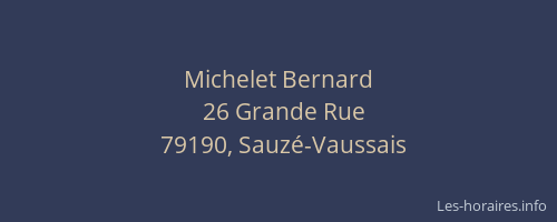 Michelet Bernard