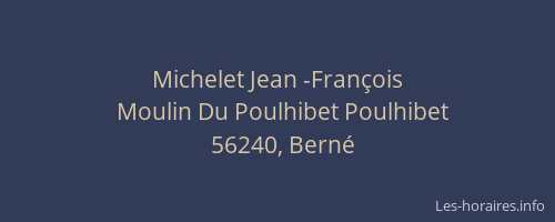 Michelet Jean -François