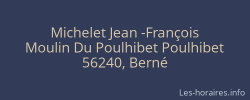 Michelet Jean -François