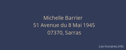 Michelle Barrier
