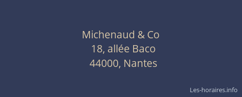 Michenaud & Co