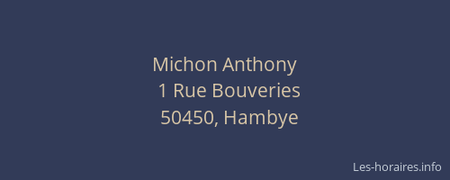 Michon Anthony