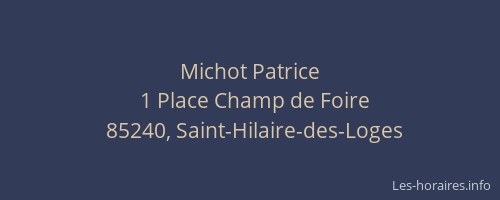 Michot Patrice