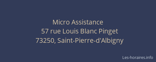 Micro Assistance