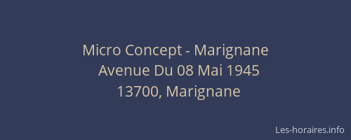 Micro Concept - Marignane