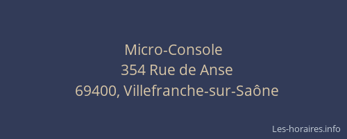 Micro-Console