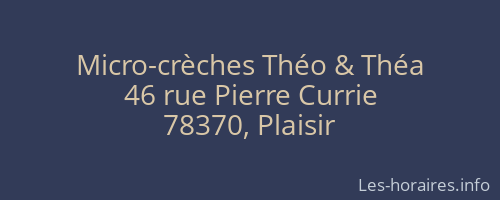 Micro-crèches Théo & Théa