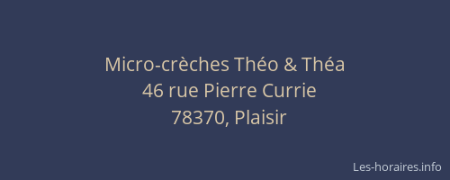 Micro-crèches Théo & Théa