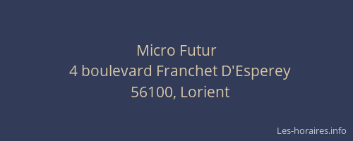Micro Futur