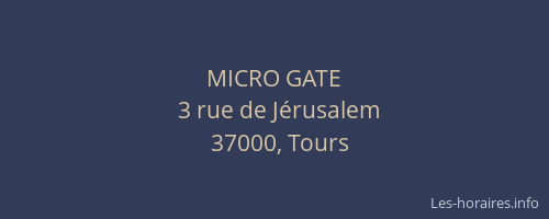 MICRO GATE