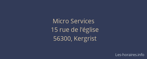 Micro Services