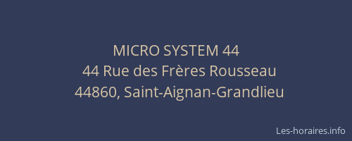 MICRO SYSTEM 44