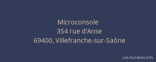 Microconsole