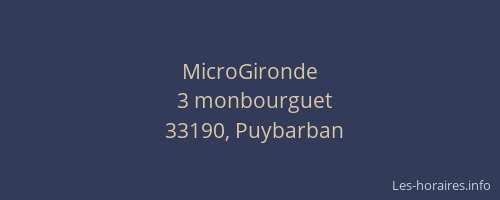 MicroGironde