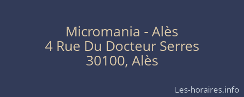 Micromania - Alès