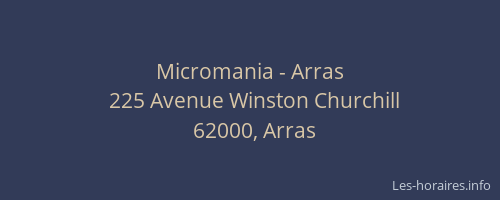 Micromania - Arras