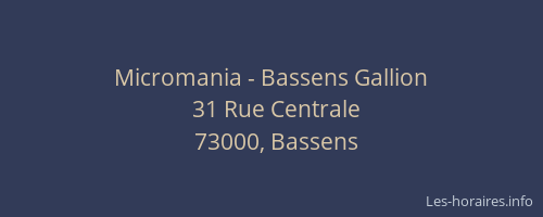 Micromania - Bassens Gallion