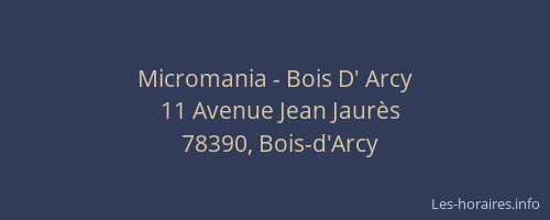 Micromania - Bois D' Arcy