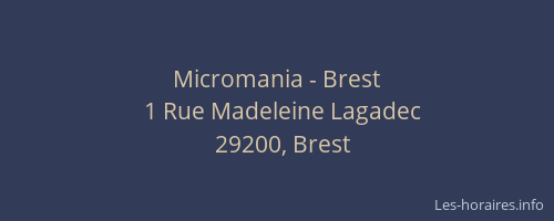 Micromania - Brest