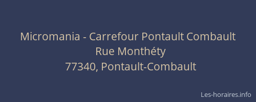 Micromania - Carrefour Pontault Combault