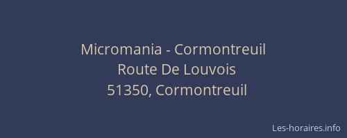 Micromania - Cormontreuil