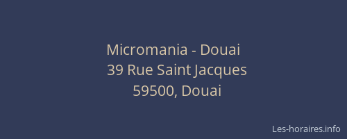 Micromania - Douai