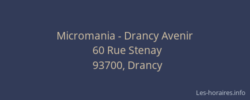 Micromania - Drancy Avenir