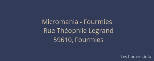 Micromania - Fourmies