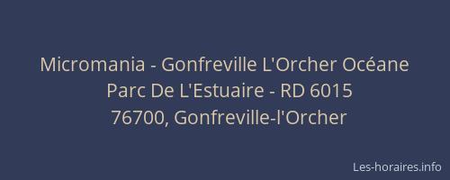 Micromania - Gonfreville L'Orcher Océane