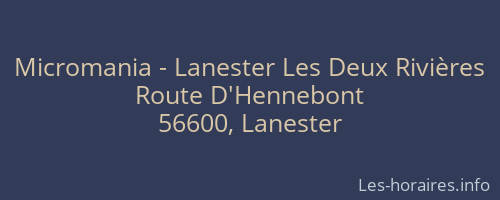 Micromania - Lanester Les Deux Rivières