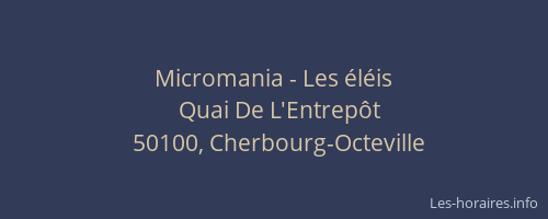 Micromania - Les éléis