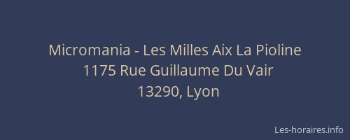 Micromania - Les Milles Aix La Pioline