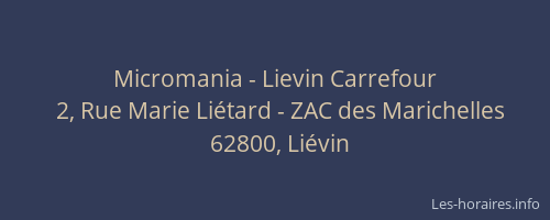 Micromania - Lievin Carrefour