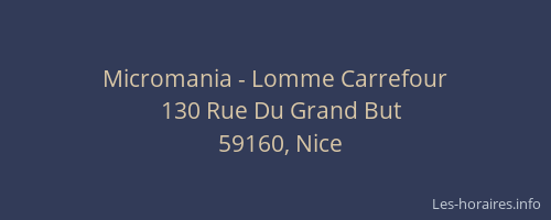 Micromania - Lomme Carrefour