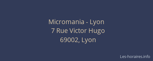 Micromania - Lyon