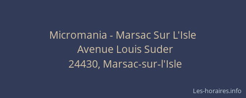Micromania - Marsac Sur L'Isle
