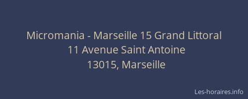 Micromania - Marseille 15 Grand Littoral