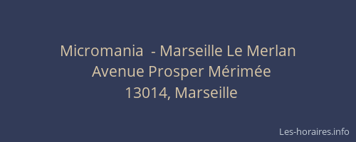Micromania  - Marseille Le Merlan