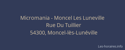 Micromania - Moncel Les Luneville