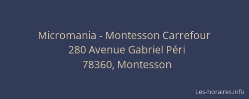 Micromania - Montesson Carrefour